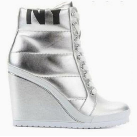 dkny noho wedge sneaker